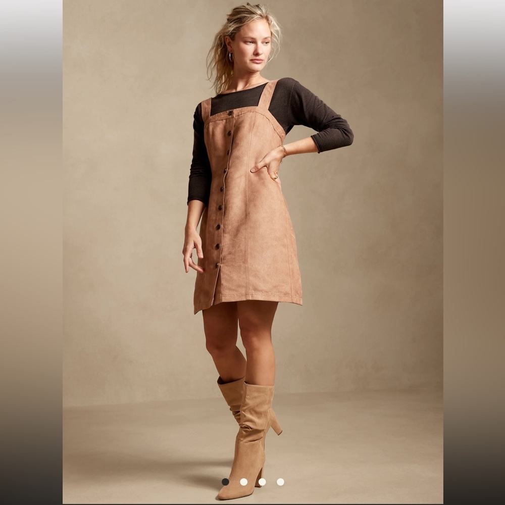 TALL Vegan Suede Mini Dress